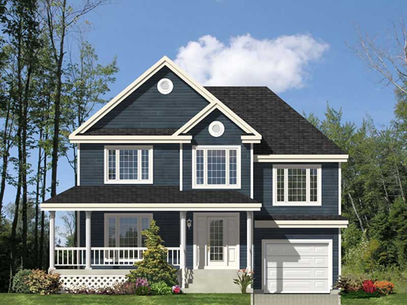 Color Rendering of this house plan