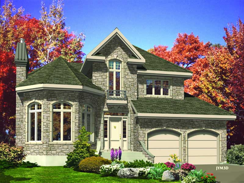Color Rendering of this house plan