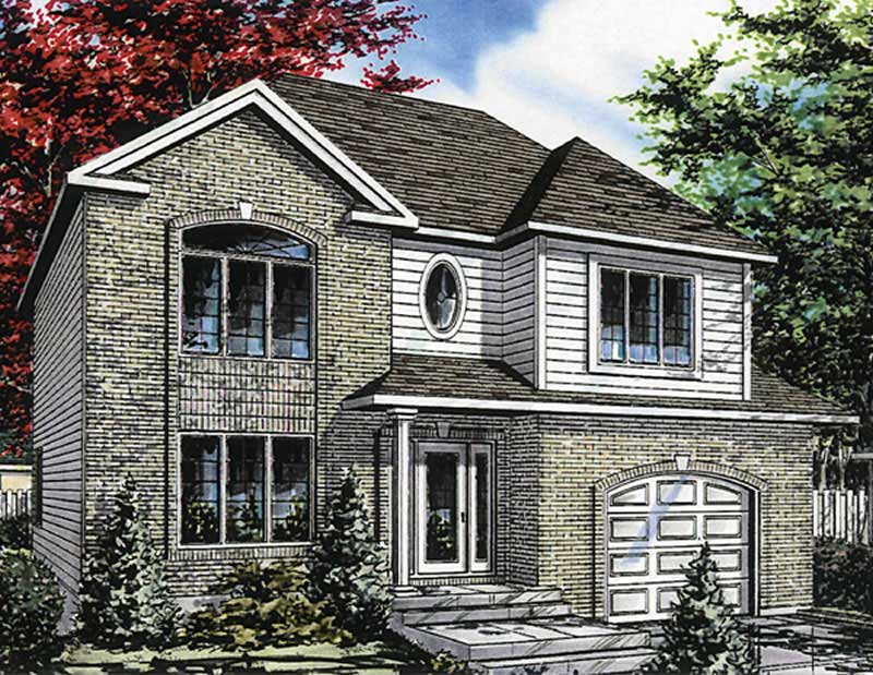 Color Rendering of this house plan