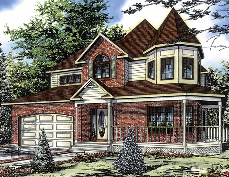 Color Rendering of this house plan