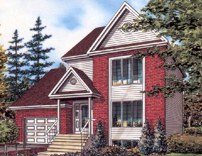 Color Rendering of this house plan