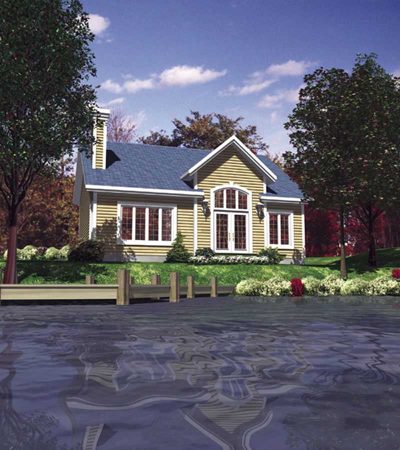 Color Rendering of this house plan