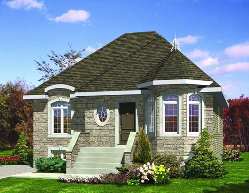 Color Rendering of this house plan