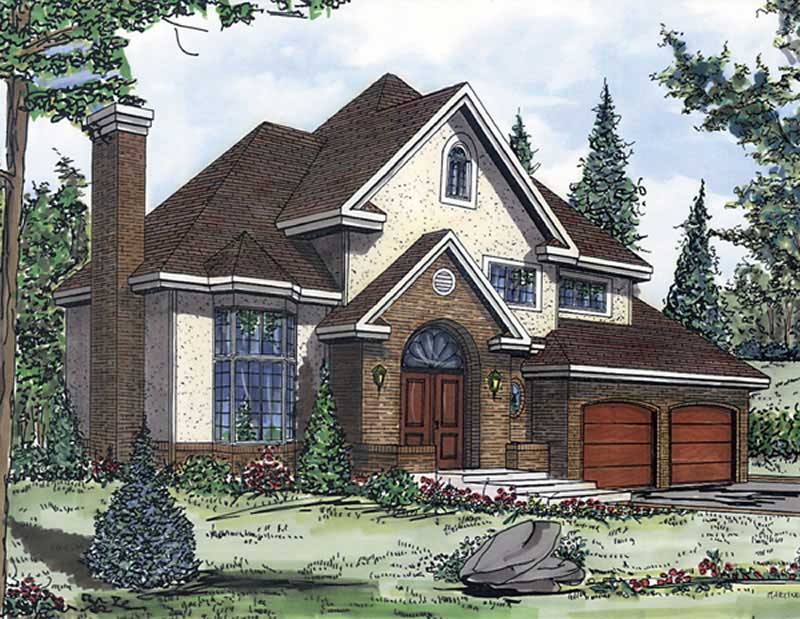Color Rendering of this house plan