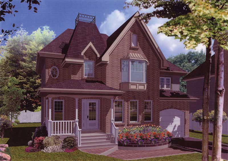 Color Rendering of this house plan
