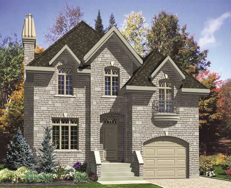 Color Rendering of this house plan