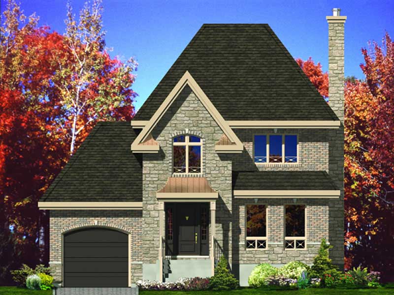 Color Rendering of this house plan