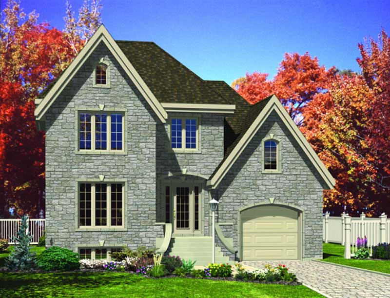 Color Rendering of this house plan