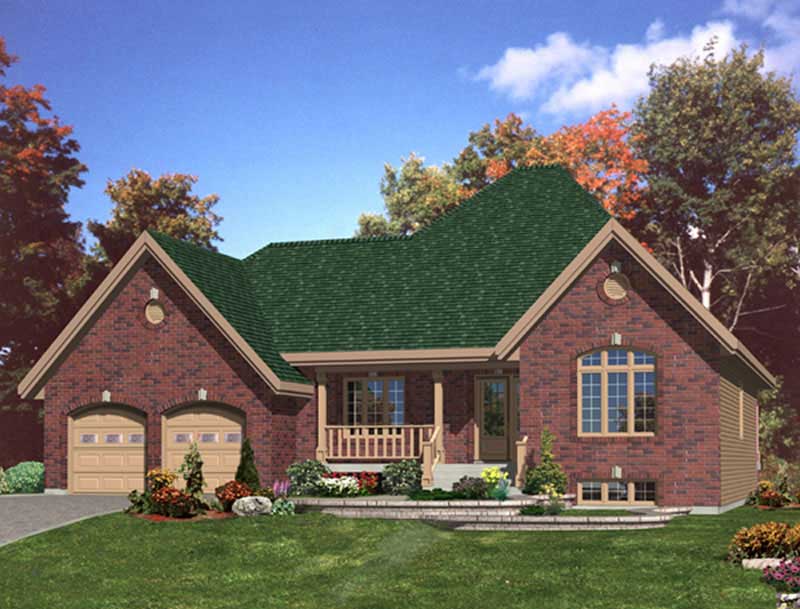 Color Rendering of this house plan