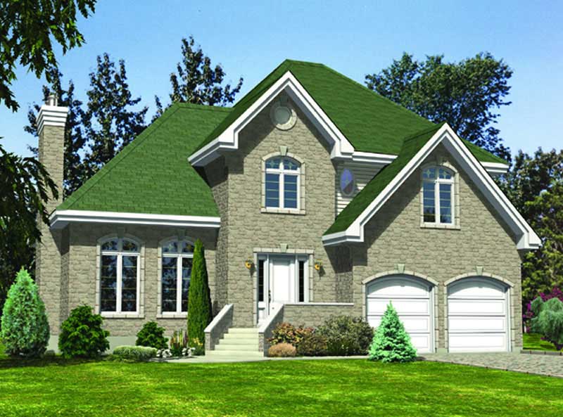 Color Rendering of this house plan