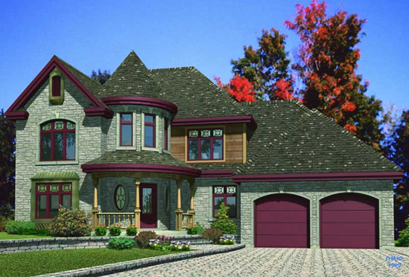 Color Rendering of this house plan