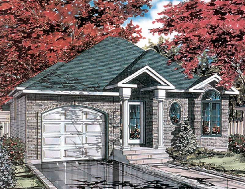 Color Rendering of this house plan