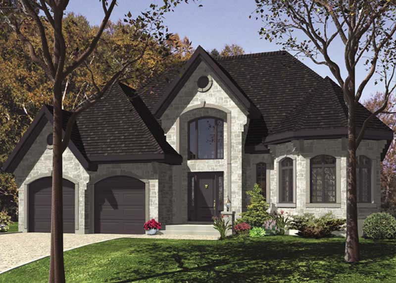Color Rendering of this house plan