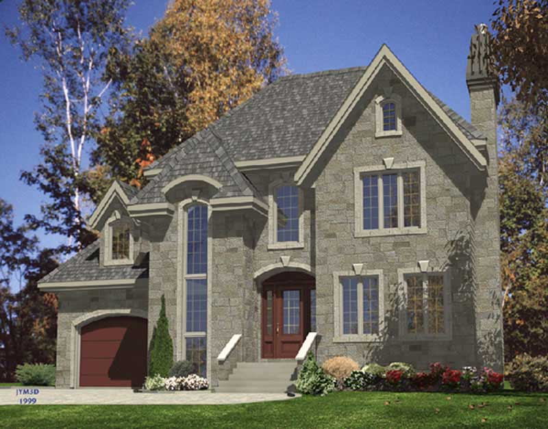 Color Rendering of this house plan