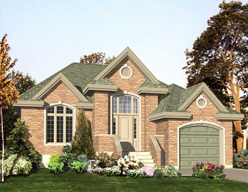 Color Rendering of this house plan