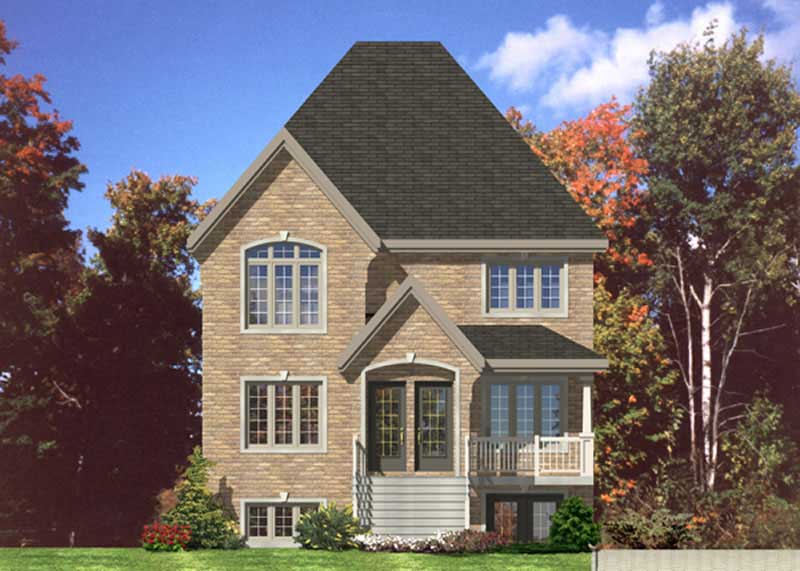 Color Rendering of this house plan
