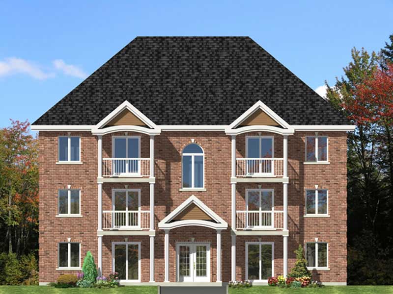 Color Rendering of this house plan