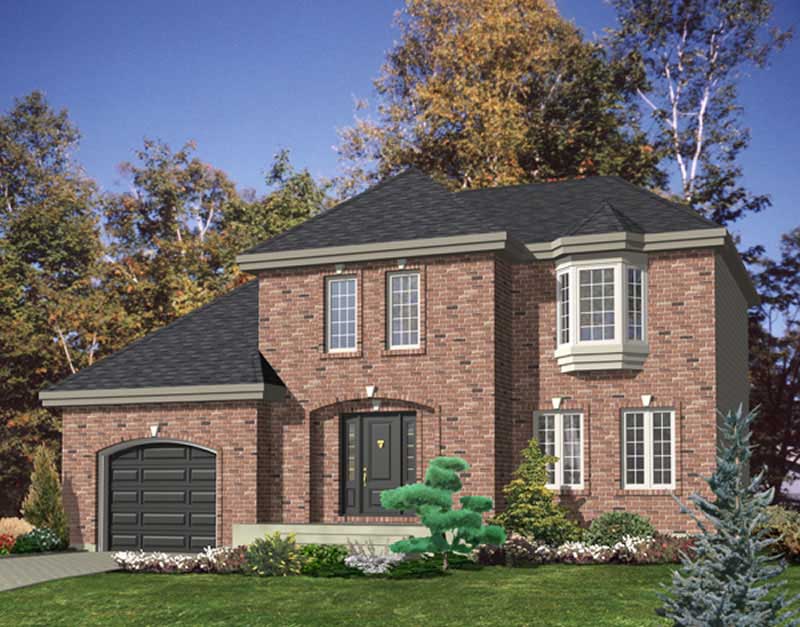 Color Rendering of this house plan