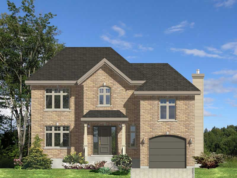 Color Rendering of this house plan
