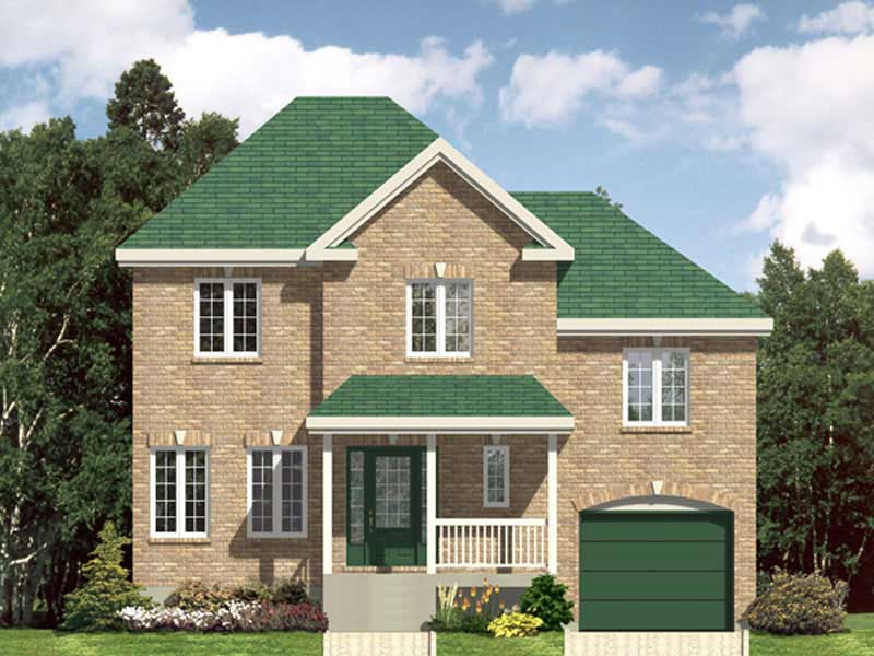 Color Rendering of this house plan