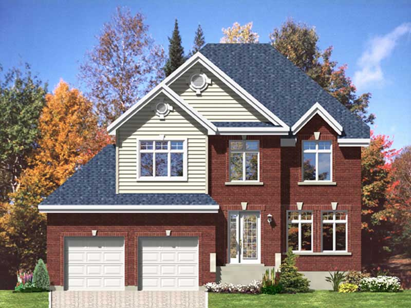 Color Rendering of this house plan