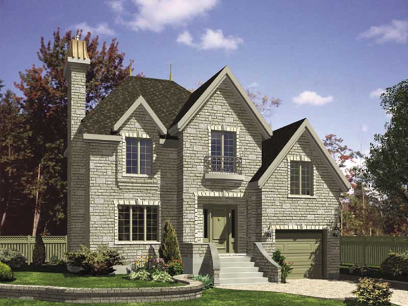 Color Rendering of this house plan