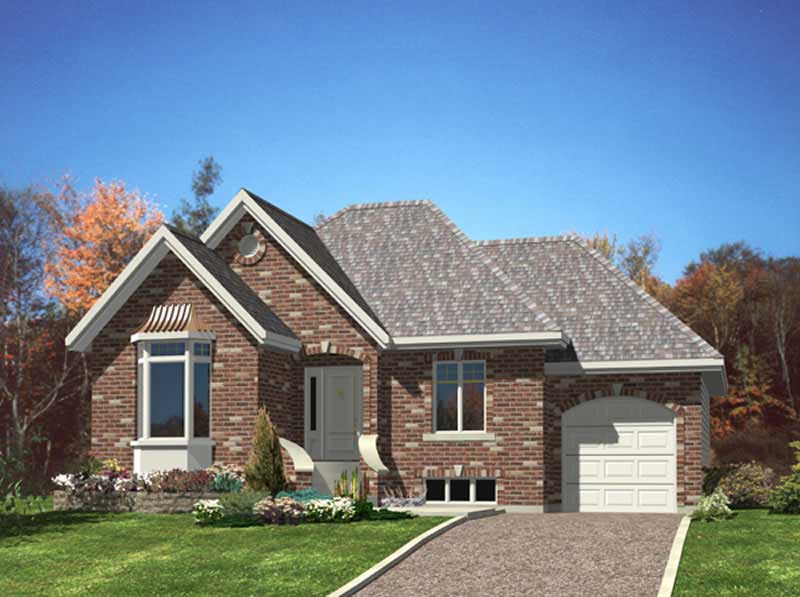 Color Rendering of this house plan