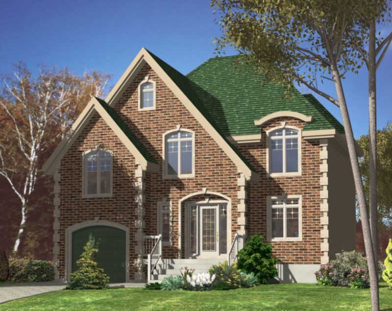 Color Rendering of this house plan