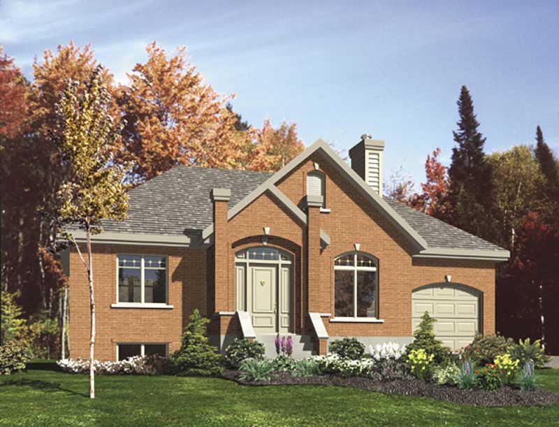Color Rendering of this house plan