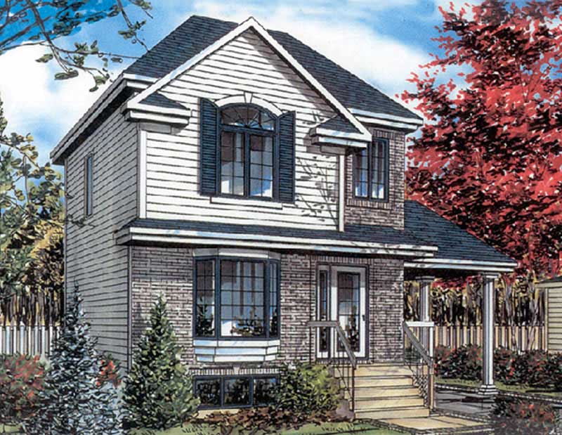 Color Rendering of this house plan