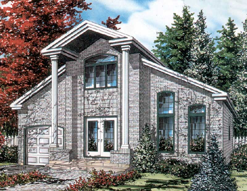 Color Rendering of this house plan