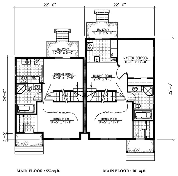 Floor Plan First Story of Country Plan #158-1273