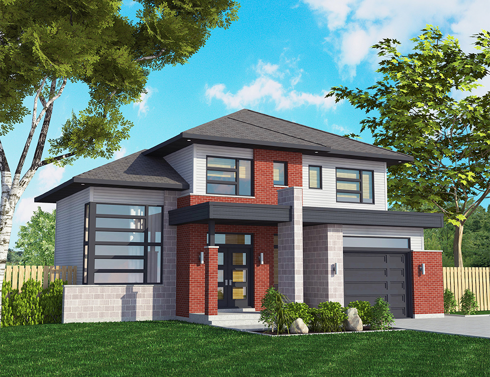 Front elevation of Cottage home (ThePlanCollection: House Plan #158-1309)