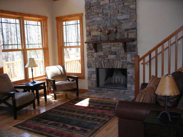 Great Room: Fireplace of this 2-Bedroom, 1154 Sq Ft Plan - 160-1007