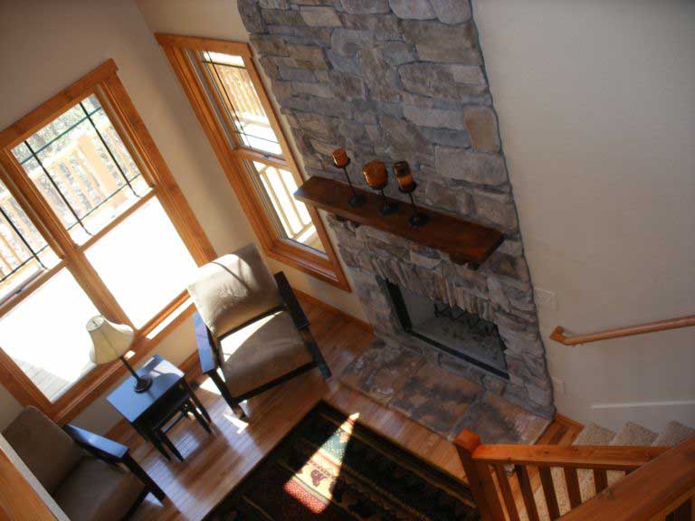 Great Room: Fireplace of this 2-Bedroom, 1154 Sq Ft Plan - 160-1007