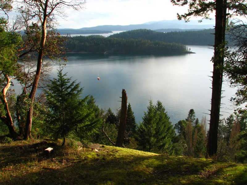 Water View From Deck of this 3-Bedroom,1235 Sq Ft Plan -1235