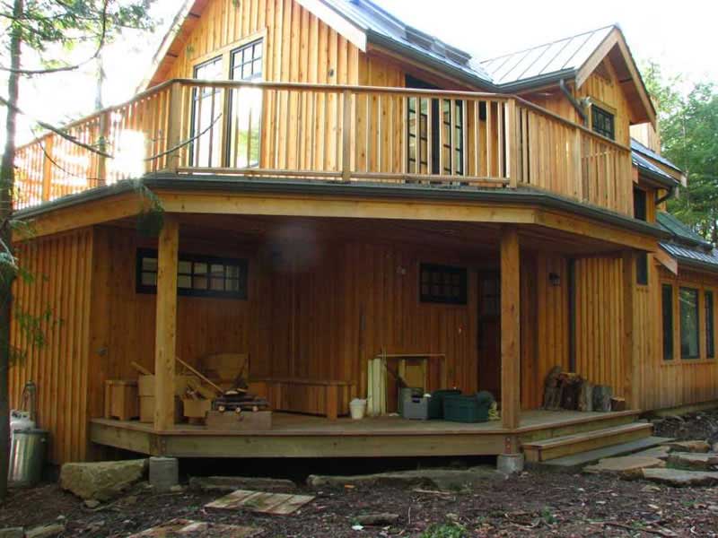 Deck Area of this 3-Bedroom,1235 Sq Ft Plan -1235