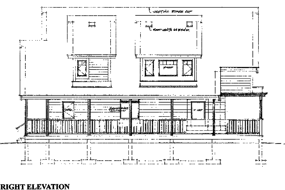Home Plan Right Elevation of this 3-Bedroom,1952 Sq Ft Plan -160-1032