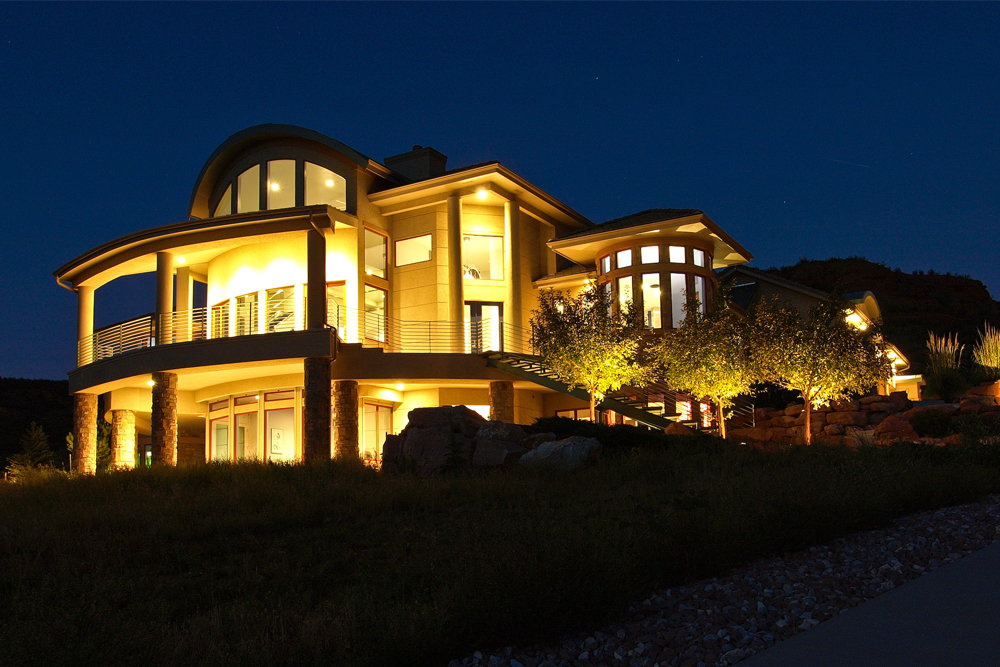 Home at Night of this 4-Bedroom,7563 Sq Ft Plan -7563
