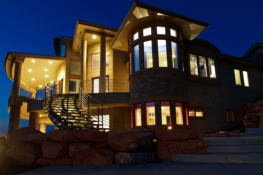 Home at Night of this 4-Bedroom,7563 Sq Ft Plan -7563