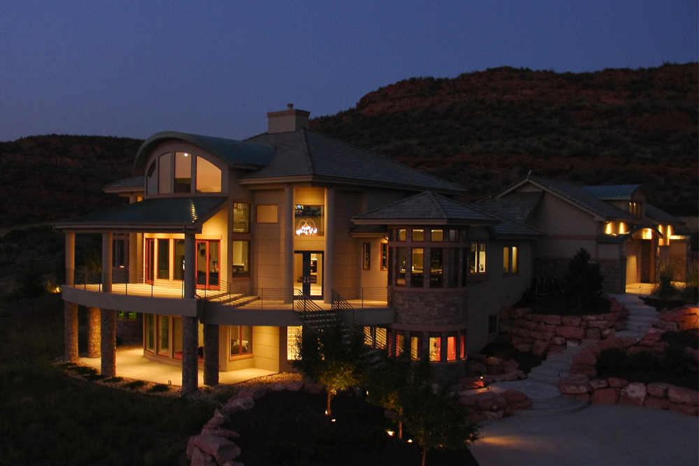 Home at Night of this 4-Bedroom,7563 Sq Ft Plan -7563