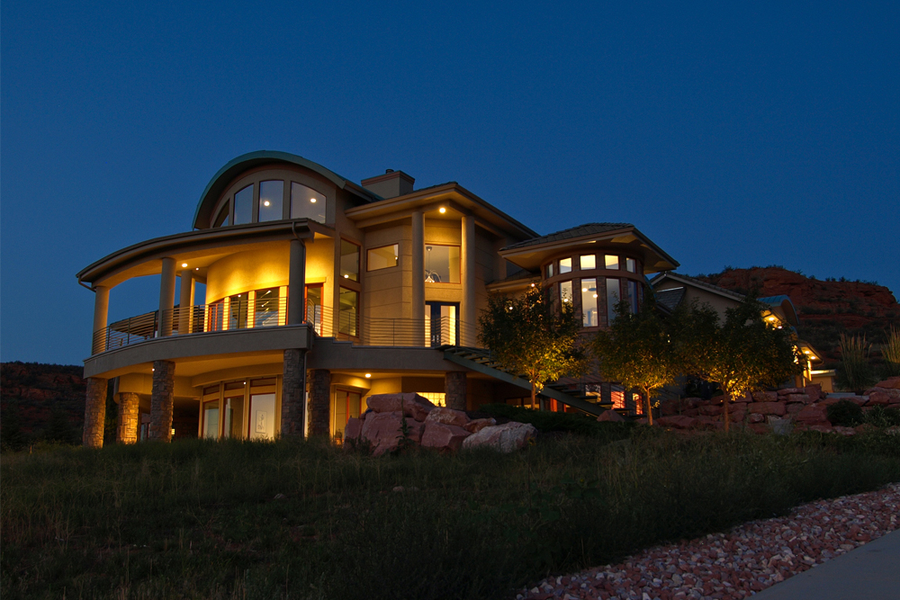 Home at Night of this 4-Bedroom,7563 Sq Ft Plan -7563