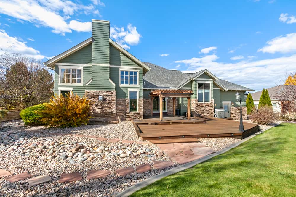 Rear View of this 4-Bedroom,3339 Sq Ft Plan -161-1001
