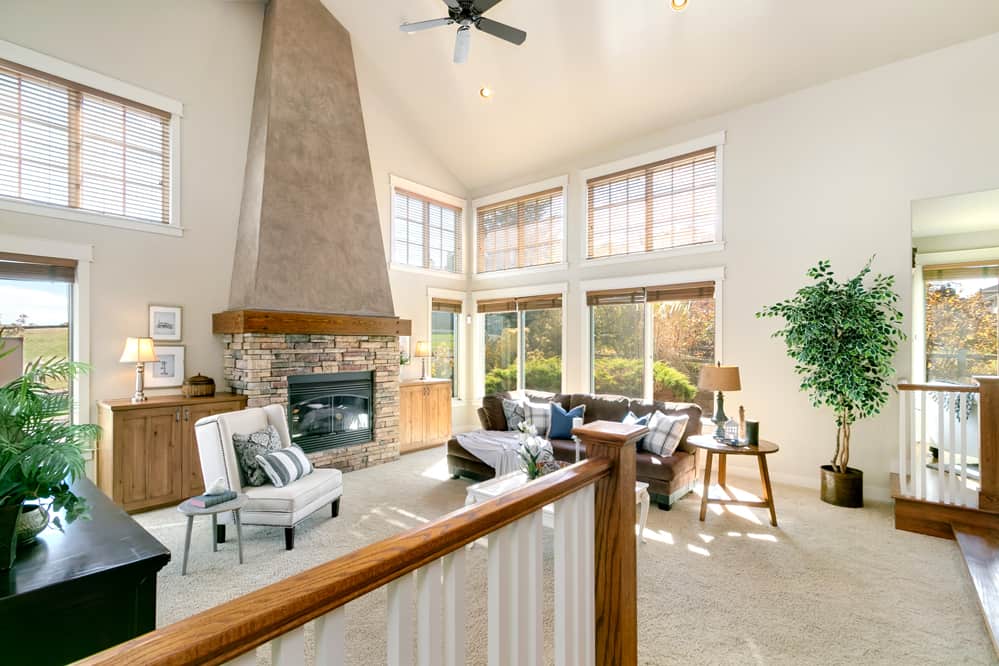Great Room: Windows of this 4-Bedroom,3339 Sq Ft Plan -161-1001