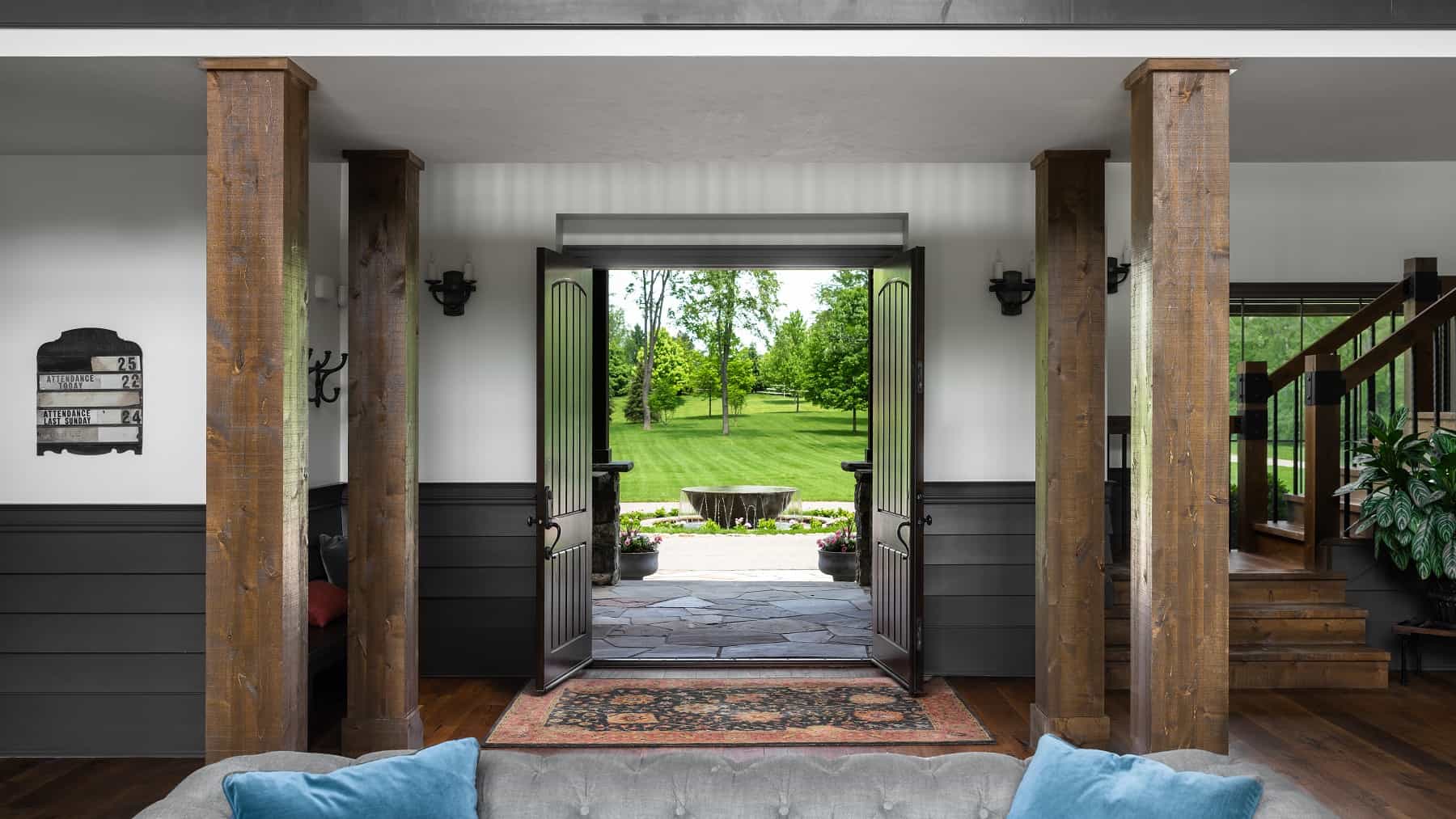 Entry Hall: Foyer of this 5-Bedroom,5164 Sq Ft Plan -161-1003