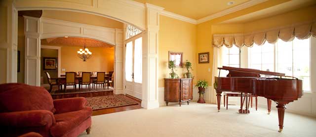 Living Room of this 5-Bedroom,6403 Sq Ft Plan -6403