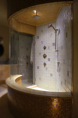 Shower in Master Bath of this 4-Bedroom,5023 Sq Ft Plan -5023