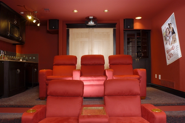 Home Theater of this 4-Bedroom,5023 Sq Ft Plan -5023