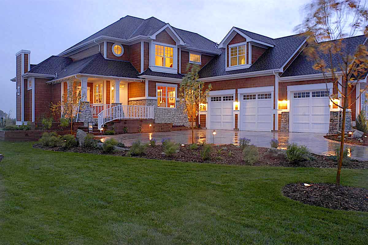 Shingle Style / Craftsman Home - Plan #161-1038.