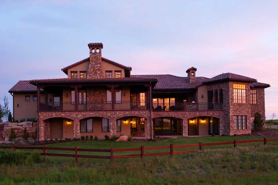Rear View of this 4-Bedroom,7649 Sq Ft Plan -7649